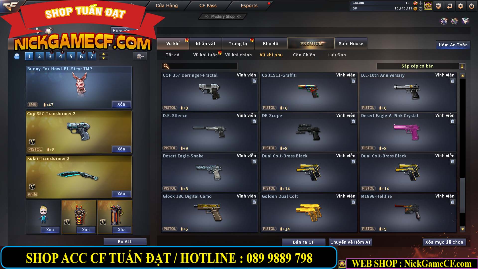 MÃ CF13593 - GIÁ : 6999K - CHIẾN ZOM XINH - C4 ĐẸP - 49 VIP - VIP6