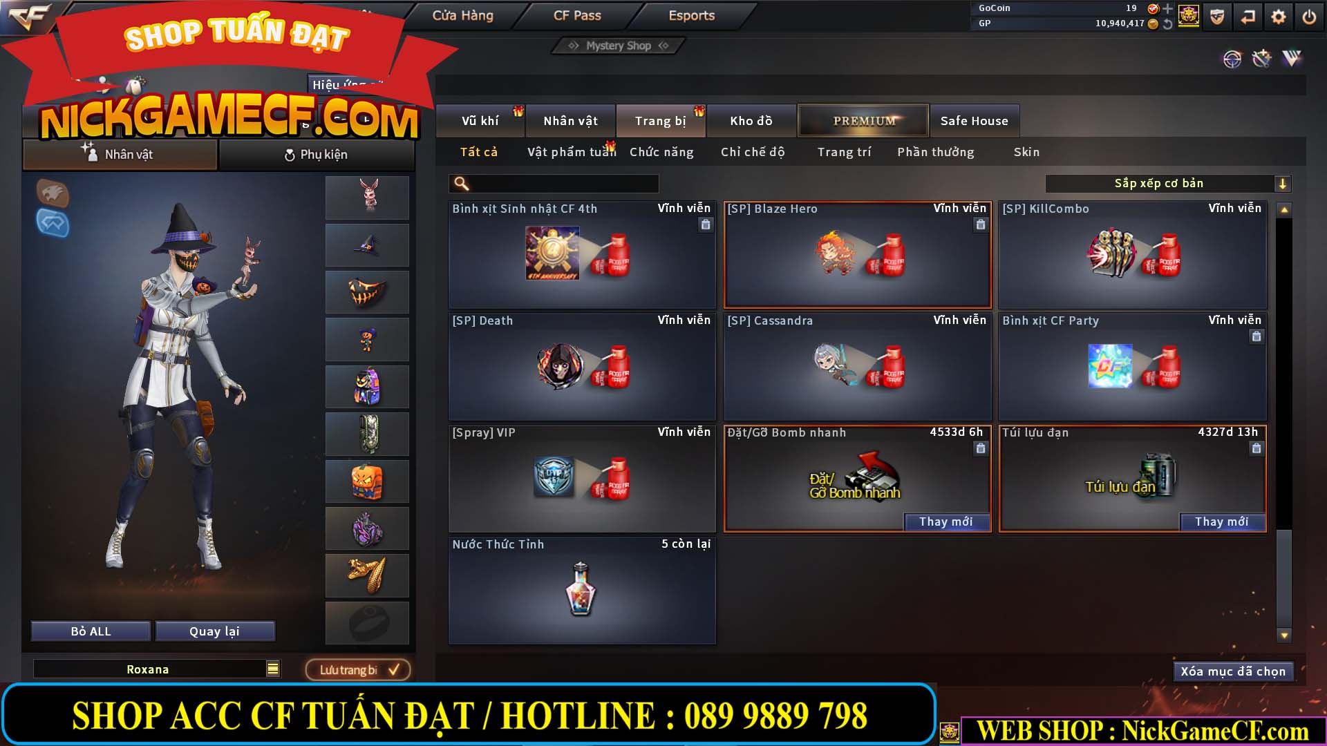 MÃ CF13593 - GIÁ : 6999K - CHIẾN ZOM XINH - C4 ĐẸP - 49 VIP - VIP6