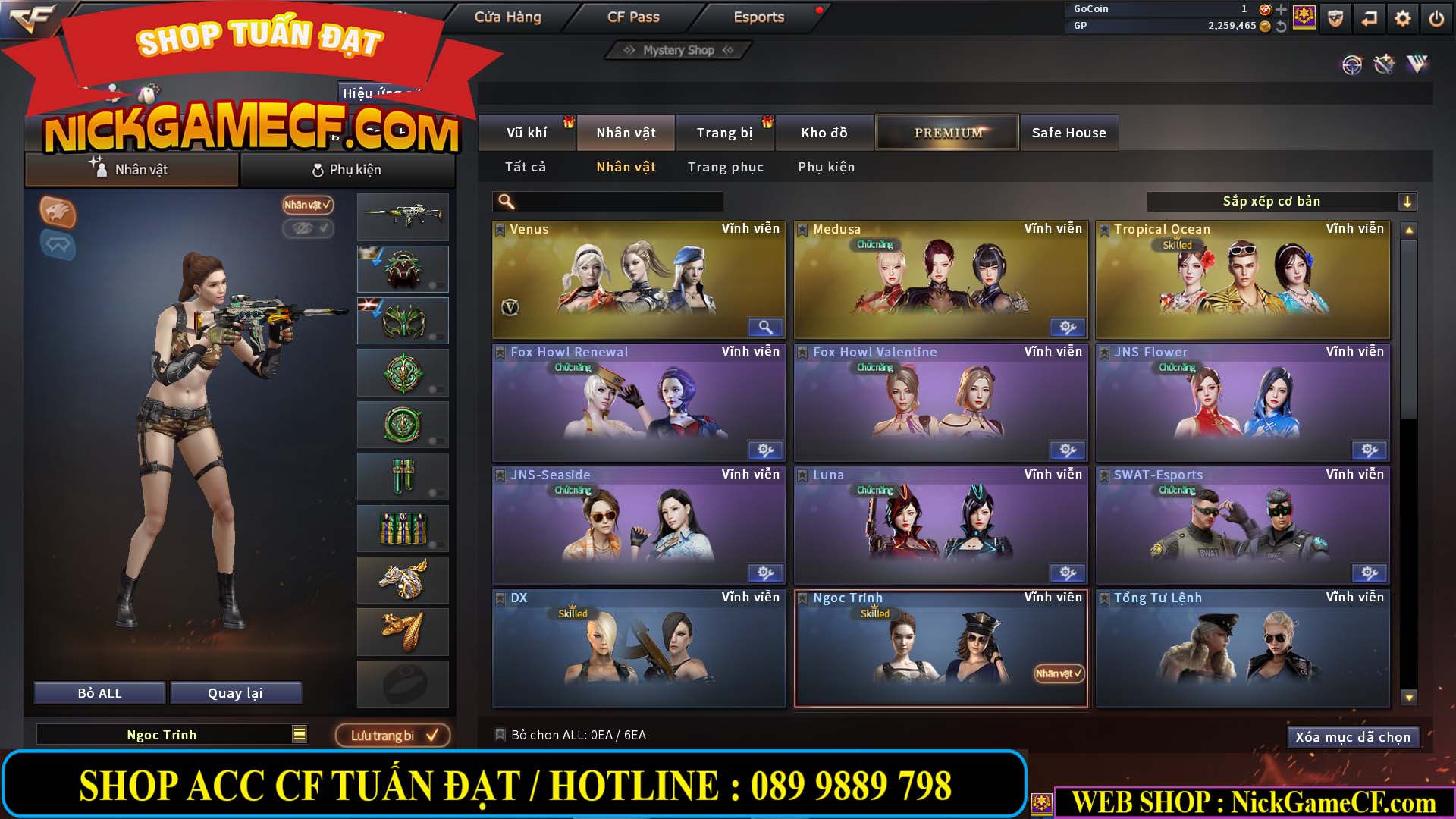 MÃ CF13598 - GIÁ : 4650K - CHIẾN C4 ĐẸP - 36 VIP - VIP5