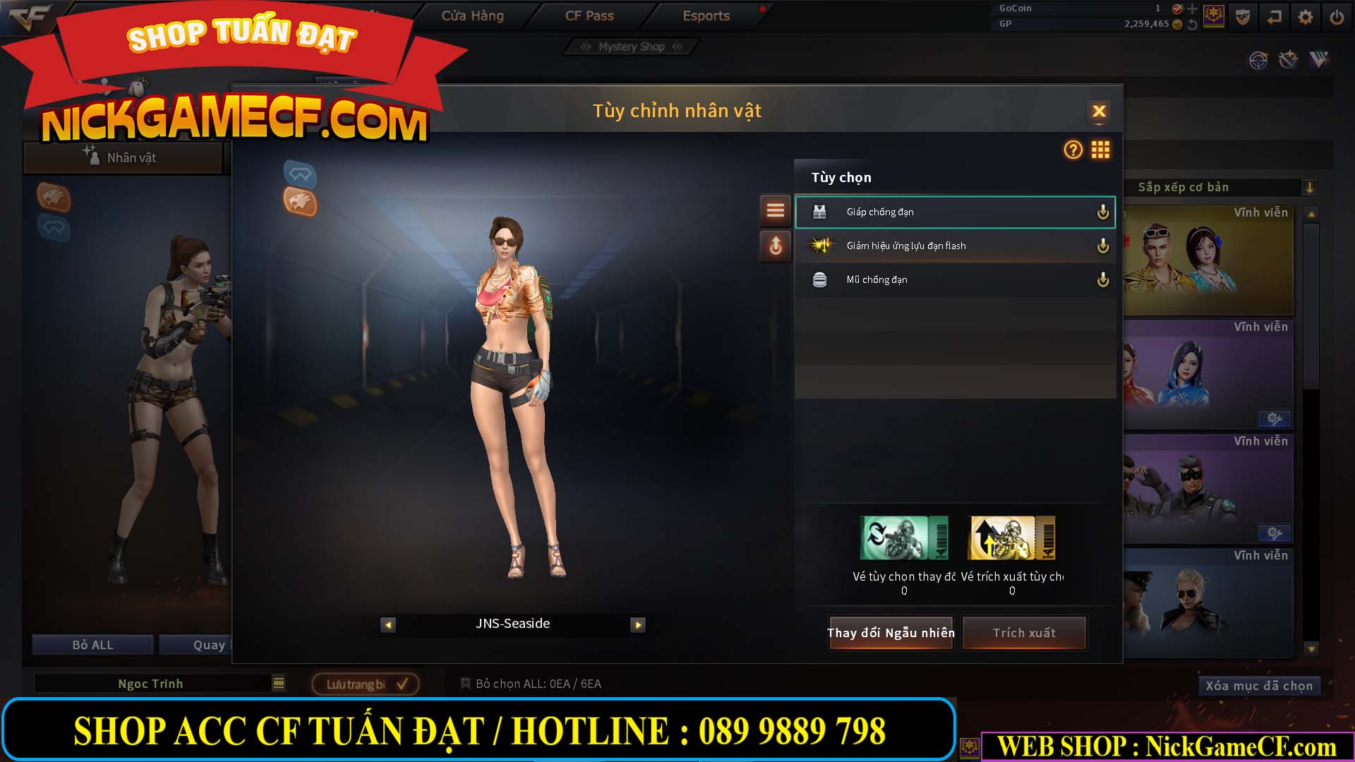 MÃ CF13598 - GIÁ : 4650K - CHIẾN C4 ĐẸP - 36 VIP - VIP5