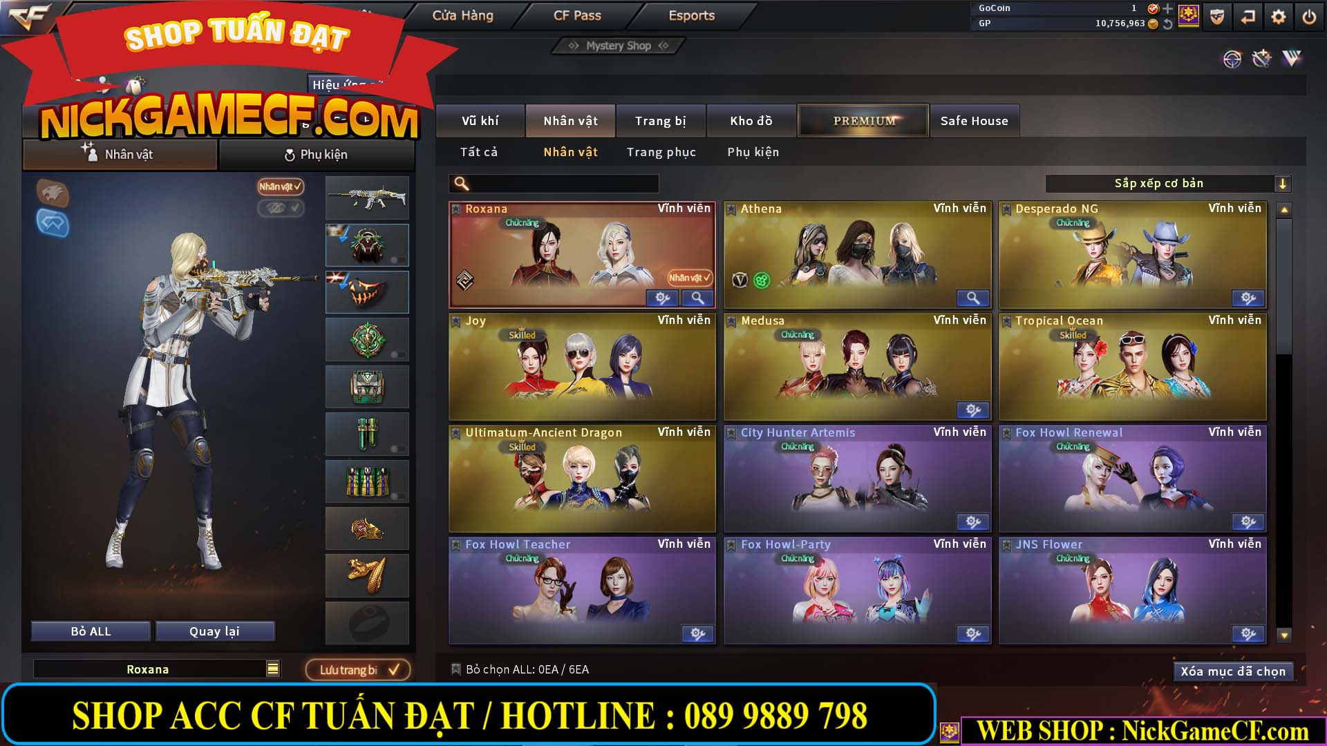 MÃ CF13633 - GIÁ : 5999K - CHIẾN C4 SIÊU ĐẸP - 47 VIP - GẦN VIP6