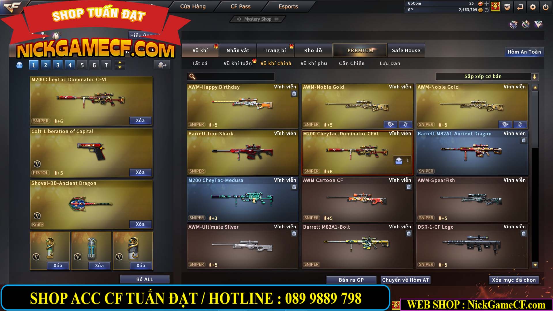 MÃ CF13640 - GIÁ : 2699K - CHIẾN C4 SIÊU XINH - 19 VIP - VIP4 WEB