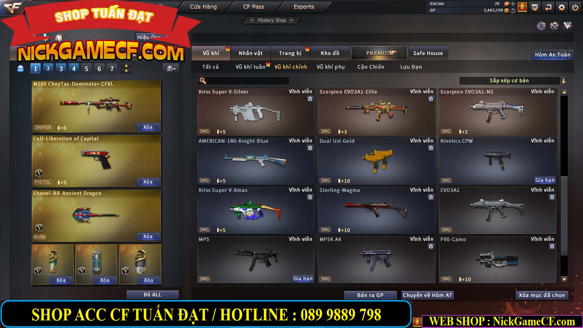 MÃ CF13640 - GIÁ : 2699K - CHIẾN C4 SIÊU XINH - 19 VIP - VIP4 WEB