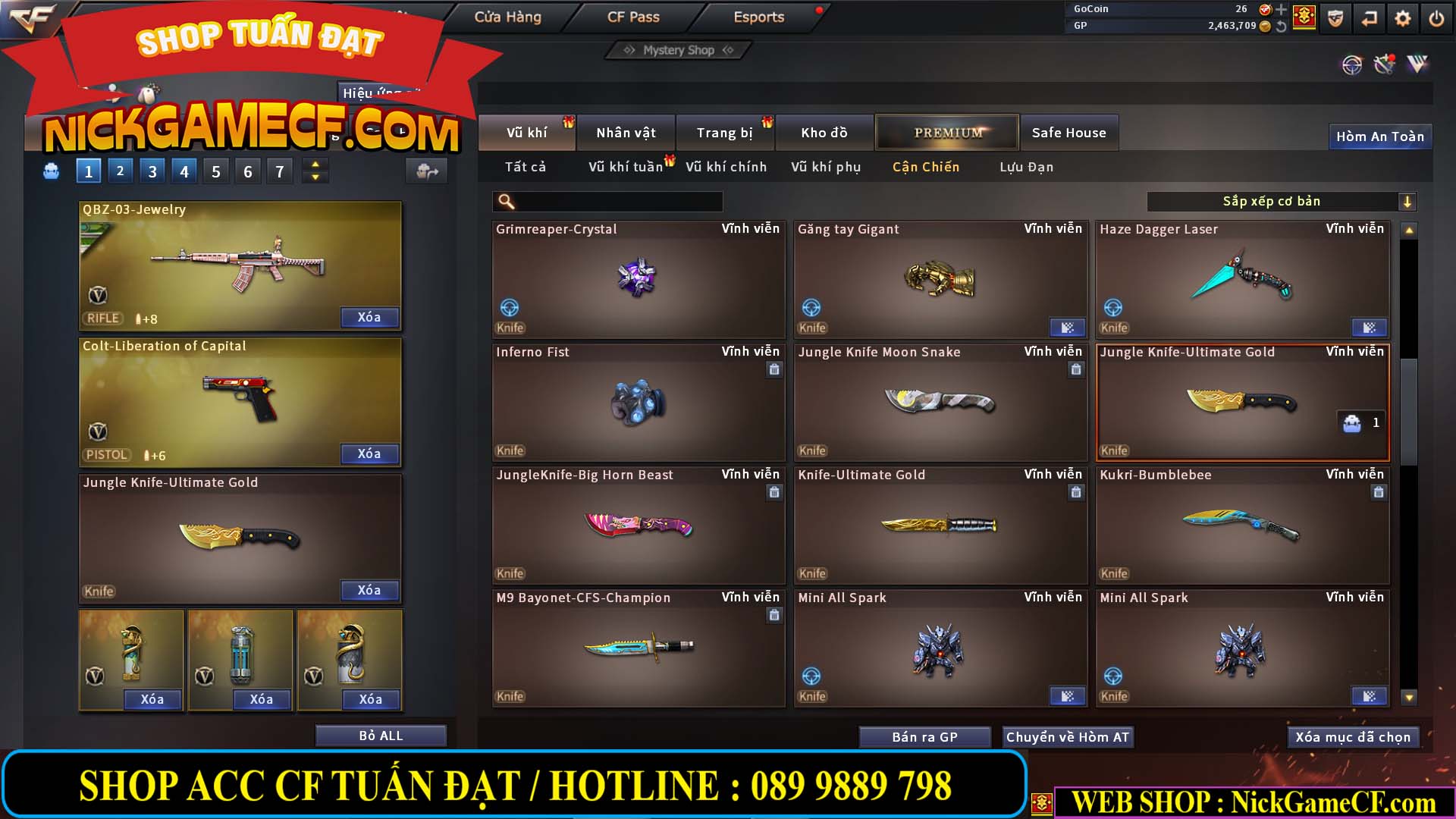 MÃ CF13640 - GIÁ : 2699K - CHIẾN C4 SIÊU XINH - 19 VIP - VIP4 WEB