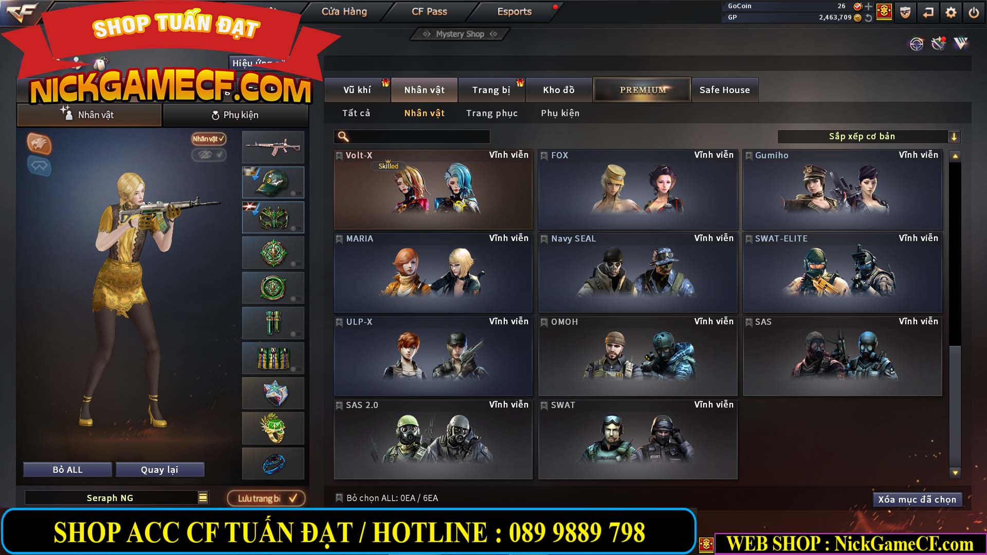MÃ CF13640 - GIÁ : 2699K - CHIẾN C4 SIÊU XINH - 19 VIP - VIP4 WEB