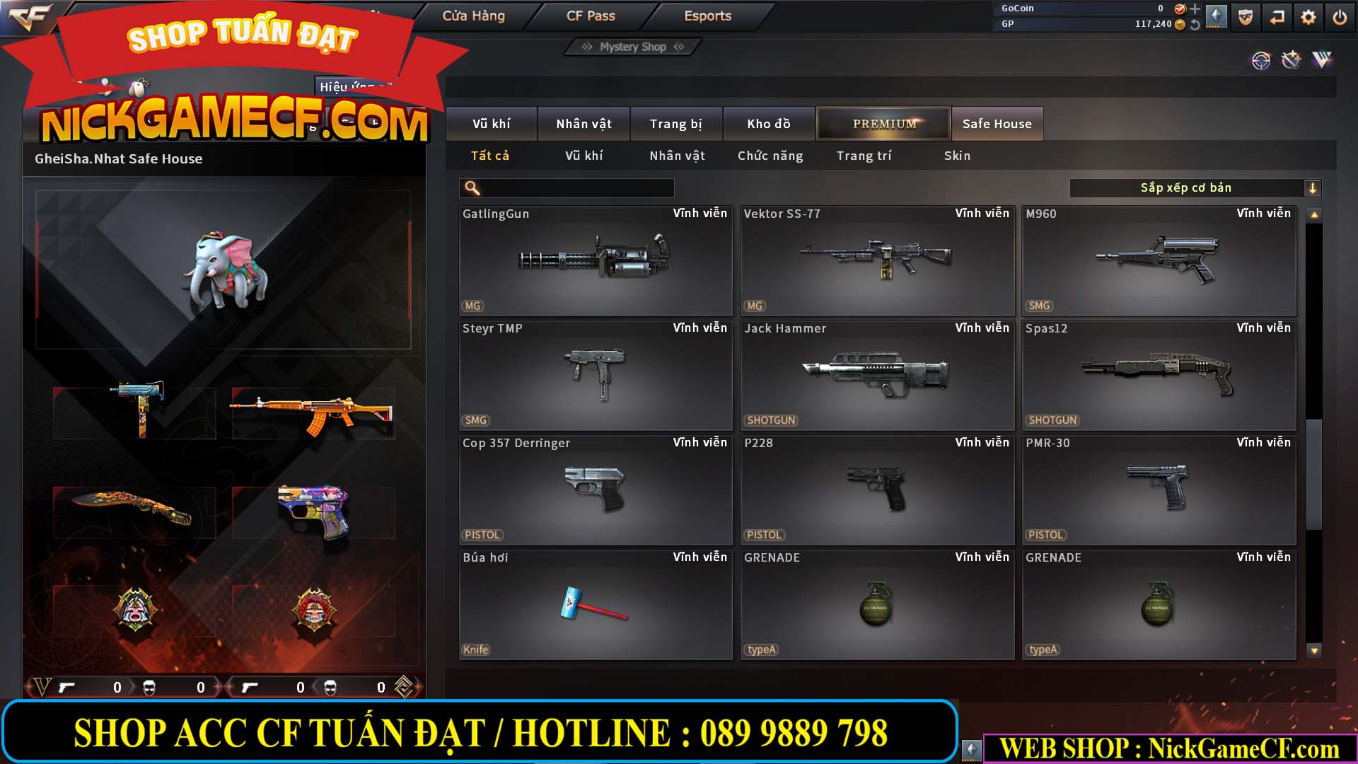 MÃ CF13660 - GIÁ : 550K - VOI SIÊU NHỎ XINH