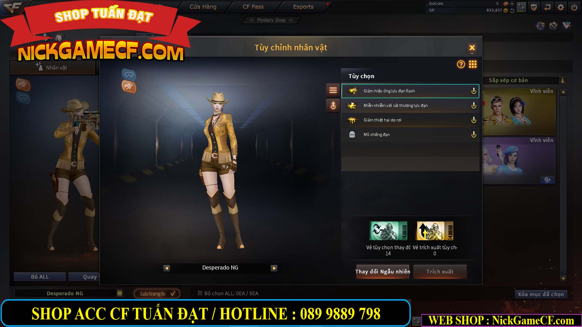 MÃ CF13688 - GIÁ : 3650K - CHIẾN C4 SIÊU HOT - 11 VIP - VIP5