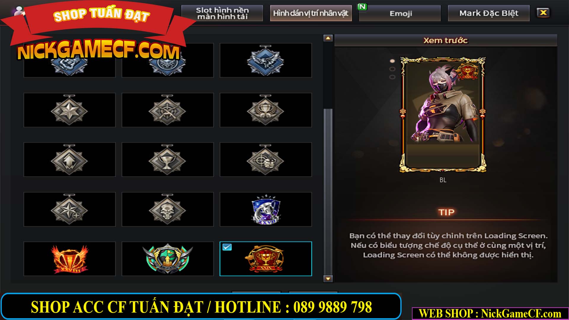 MÃ CF13688 - GIÁ : 3650K - CHIẾN C4 SIÊU HOT - 11 VIP - VIP5