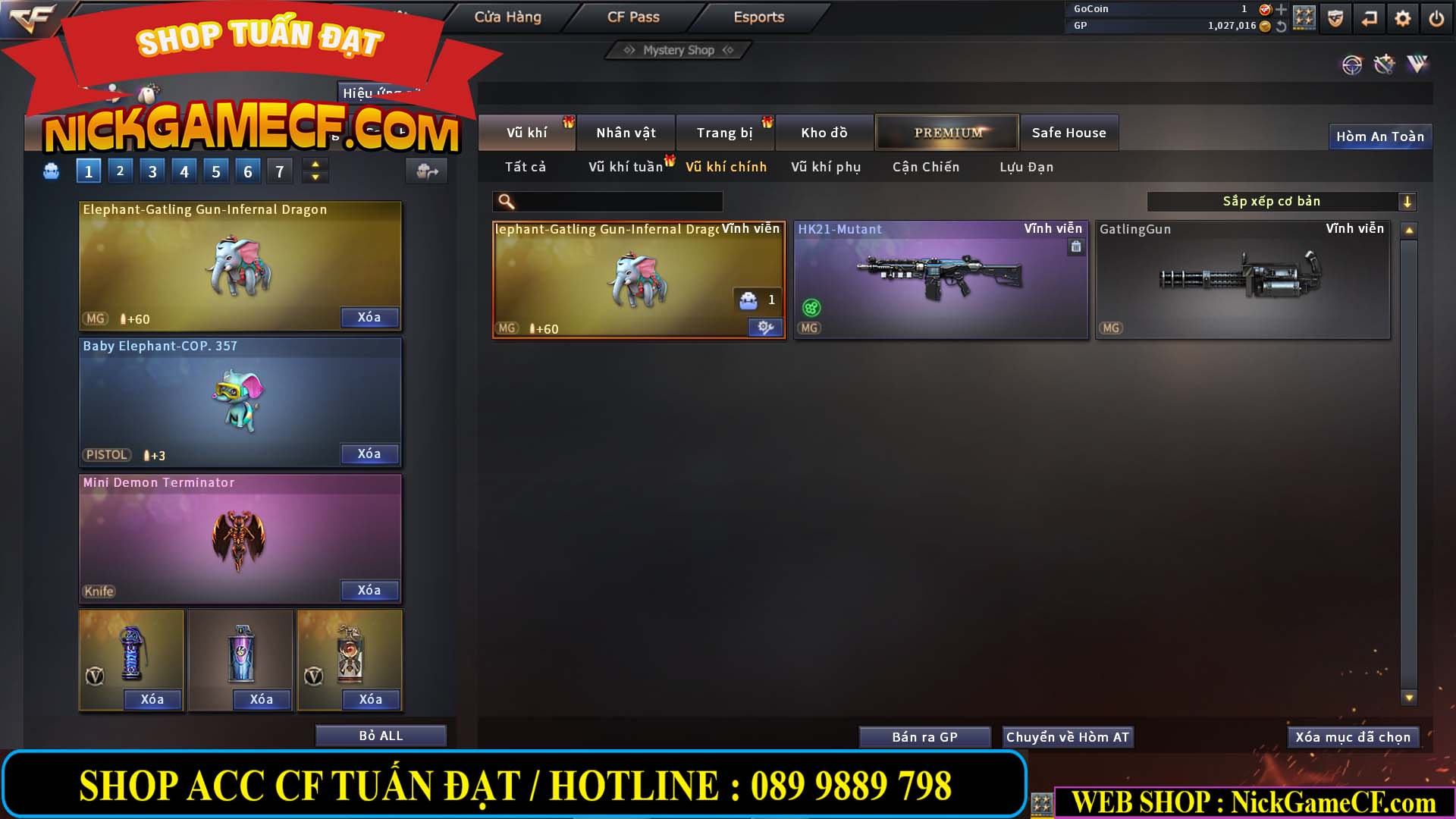 MÃ CF13691 - GIÁ : 3350K - CHIẾN C4 SIÊU XINH - 13 VIP - VIP5