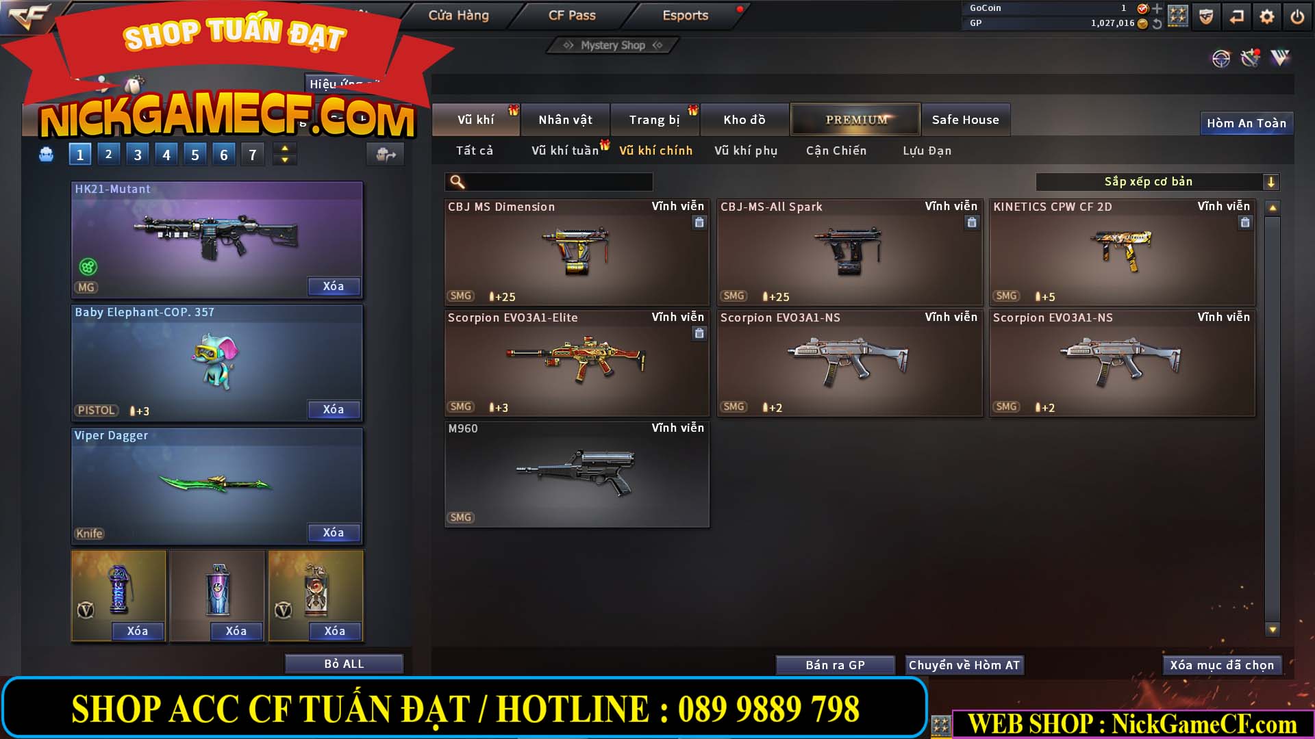 MÃ CF13691 - GIÁ : 3350K - CHIẾN C4 SIÊU XINH - 13 VIP - VIP5