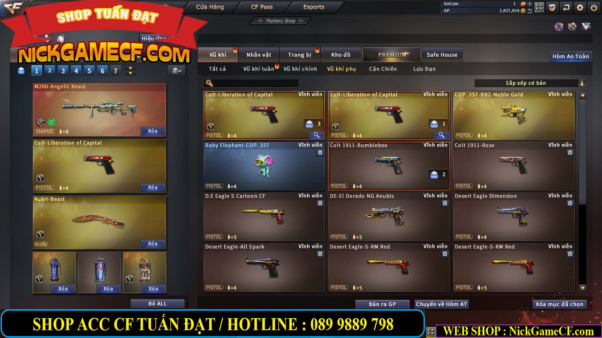 MÃ CF13691 - GIÁ : 3350K - CHIẾN C4 SIÊU XINH - 13 VIP - VIP5