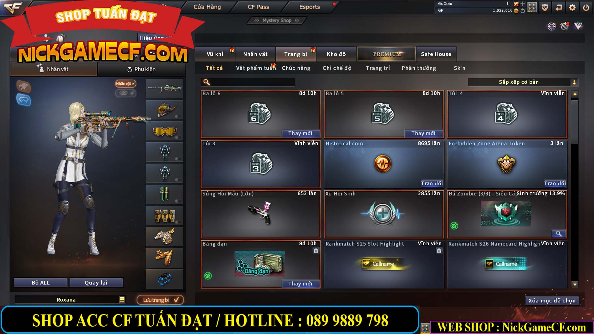 MÃ CF13691 - GIÁ : 3350K - CHIẾN C4 SIÊU XINH - 13 VIP - VIP5
