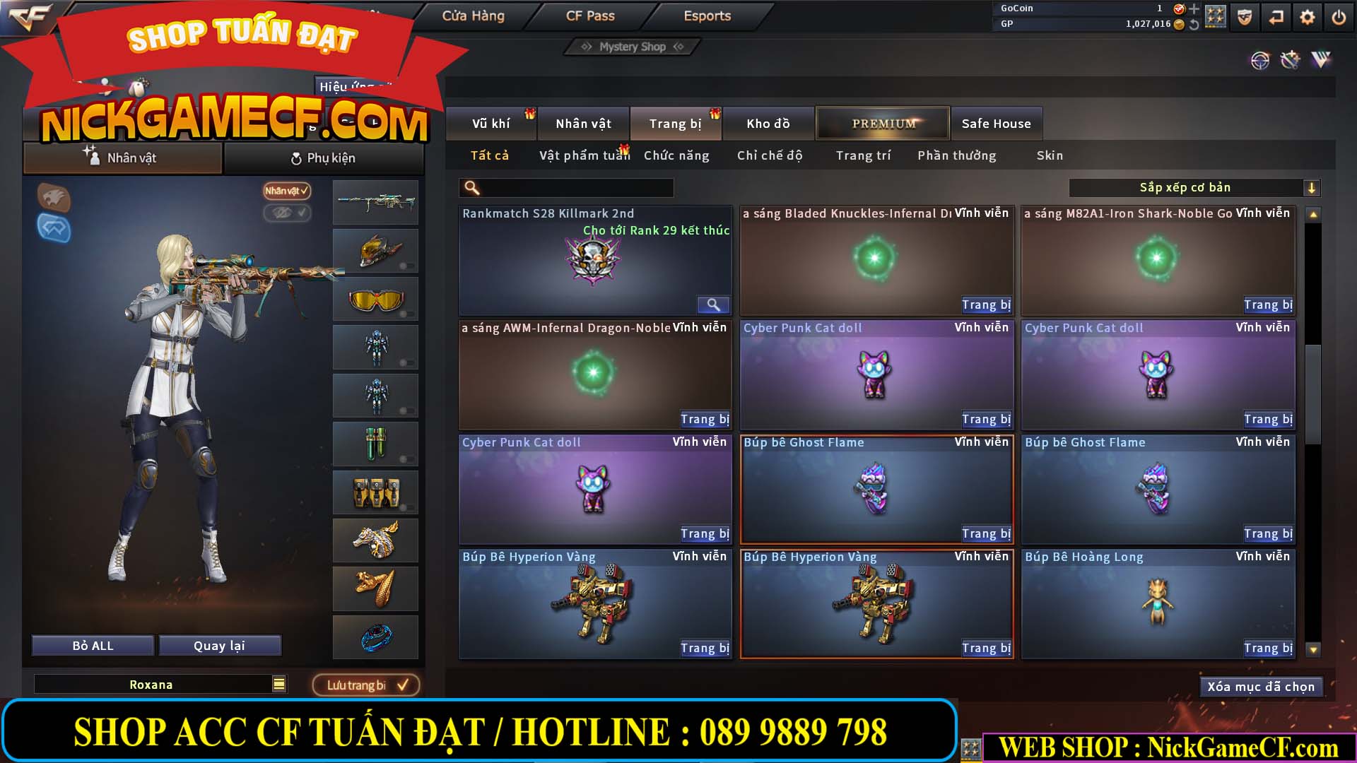 MÃ CF13691 - GIÁ : 3350K - CHIẾN C4 SIÊU XINH - 13 VIP - VIP5