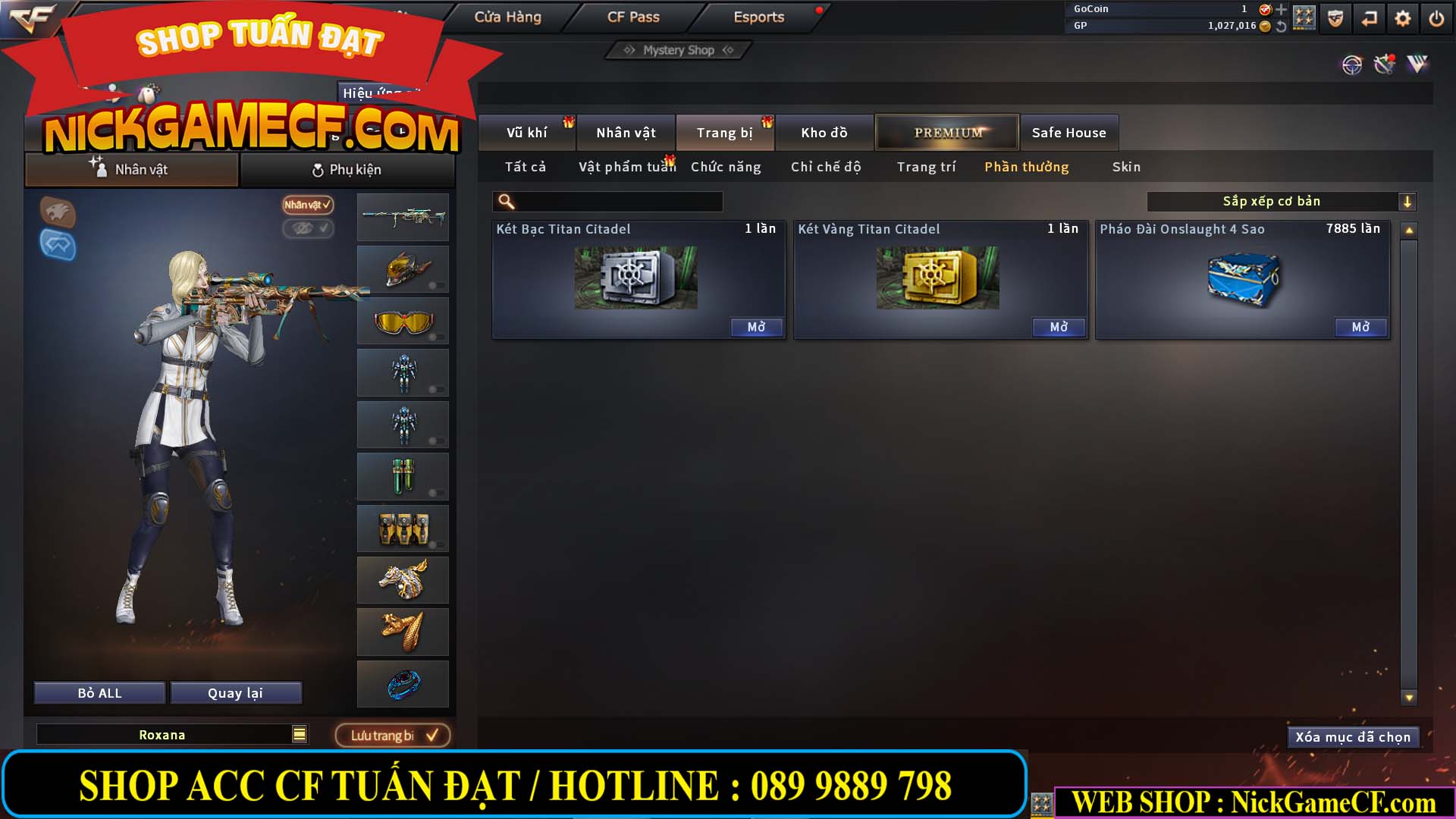 MÃ CF13691 - GIÁ : 3350K - CHIẾN C4 SIÊU XINH - 13 VIP - VIP5