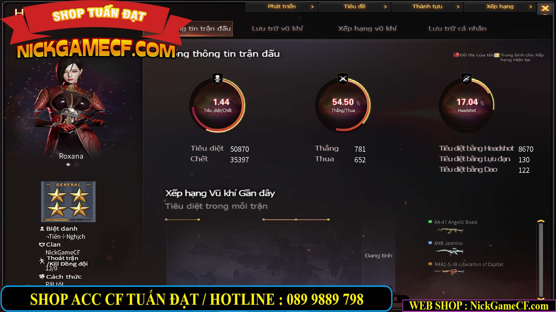 MÃ CF13691 - GIÁ : 3350K - CHIẾN C4 SIÊU XINH - 13 VIP - VIP5