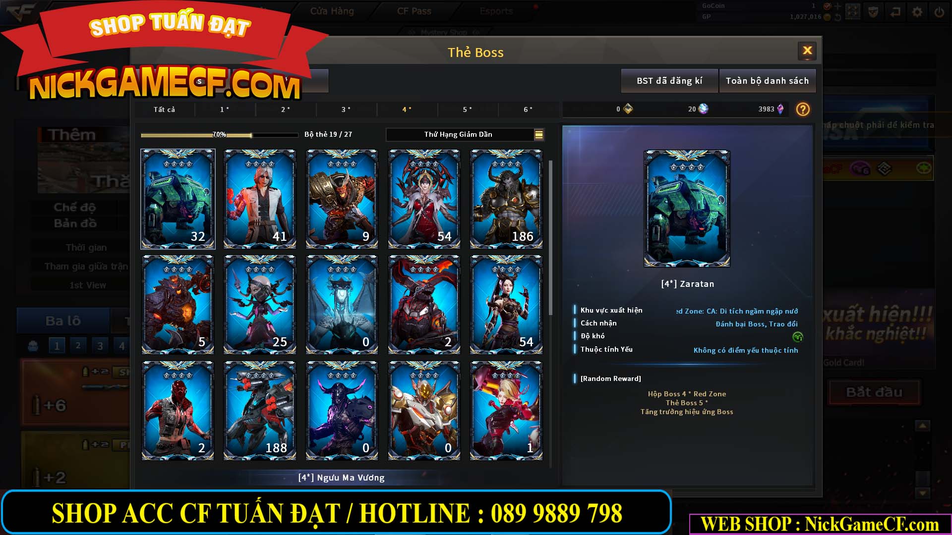 MÃ CF13691 - GIÁ : 3350K - CHIẾN C4 SIÊU XINH - 13 VIP - VIP5