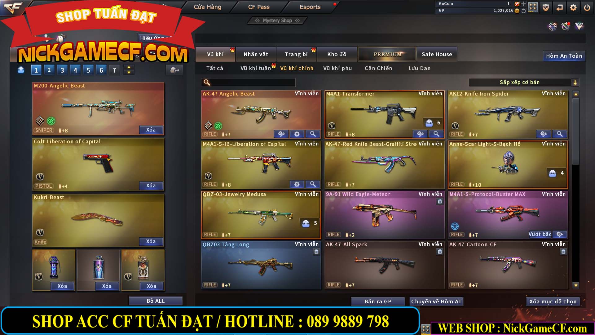 MÃ CF13691 - GIÁ : 3350K - CHIẾN C4 SIÊU XINH - 13 VIP - VIP5