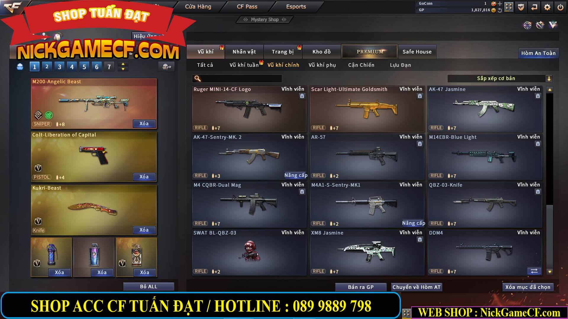 MÃ CF13691 - GIÁ : 3350K - CHIẾN C4 SIÊU XINH - 13 VIP - VIP5