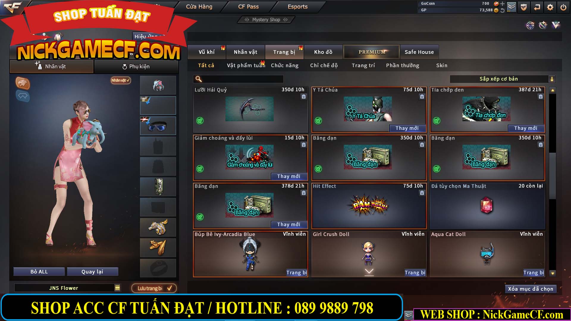 MÃ CF13707 - GIÁ : 5850K - ZOM SIÊU THỦ TÂN BINH - GẦN VIP6 WEB