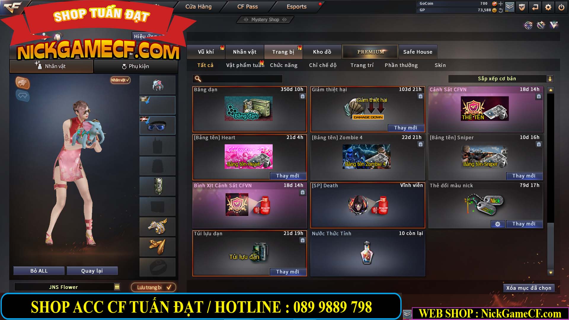 MÃ CF13707 - GIÁ : 5850K - ZOM SIÊU THỦ TÂN BINH - GẦN VIP6 WEB