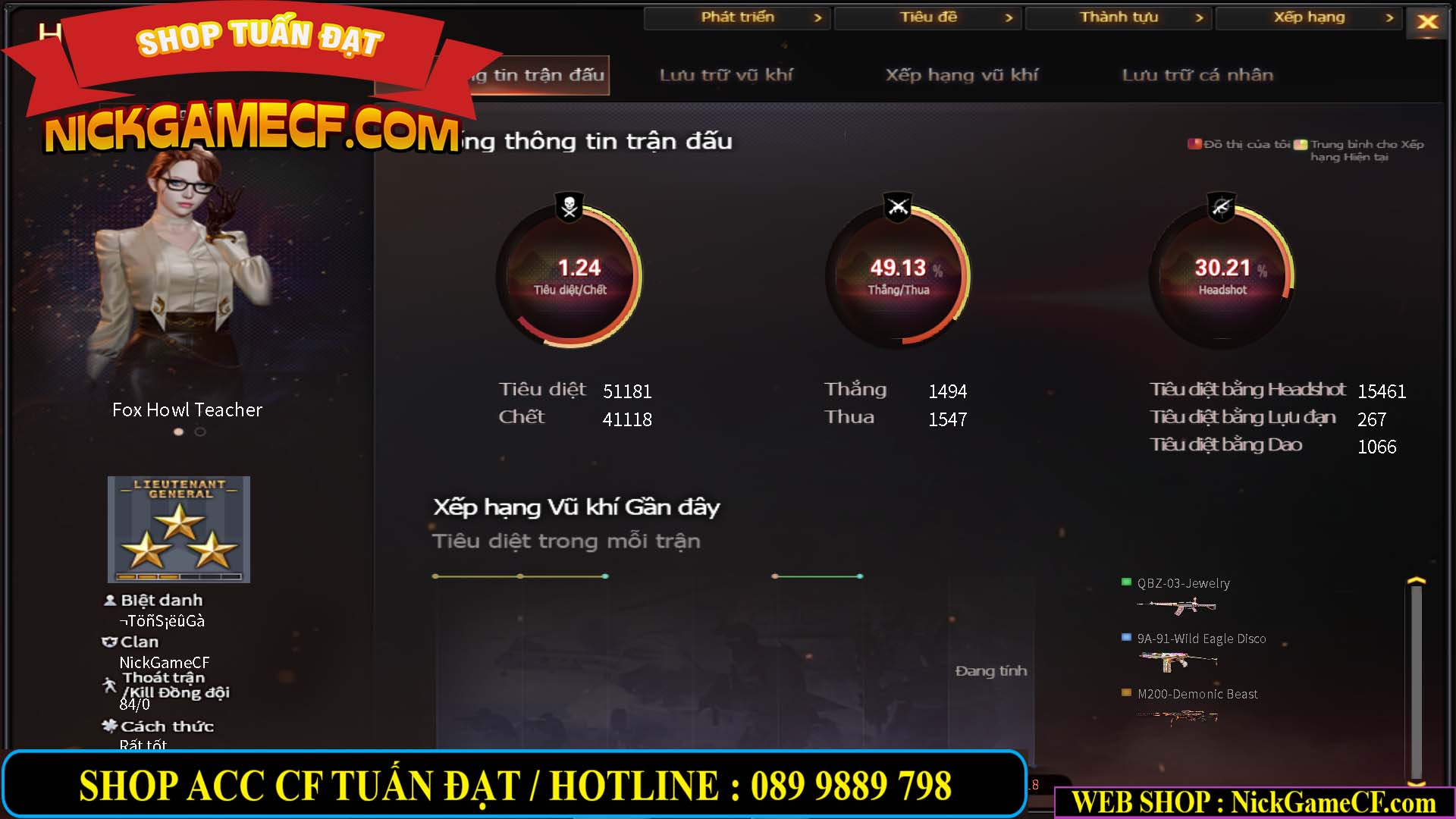 MÃ CF13753 - GIÁ : 4750K - CHIẾN C4 SIÊU HÓT - 22 VIP - VIP5