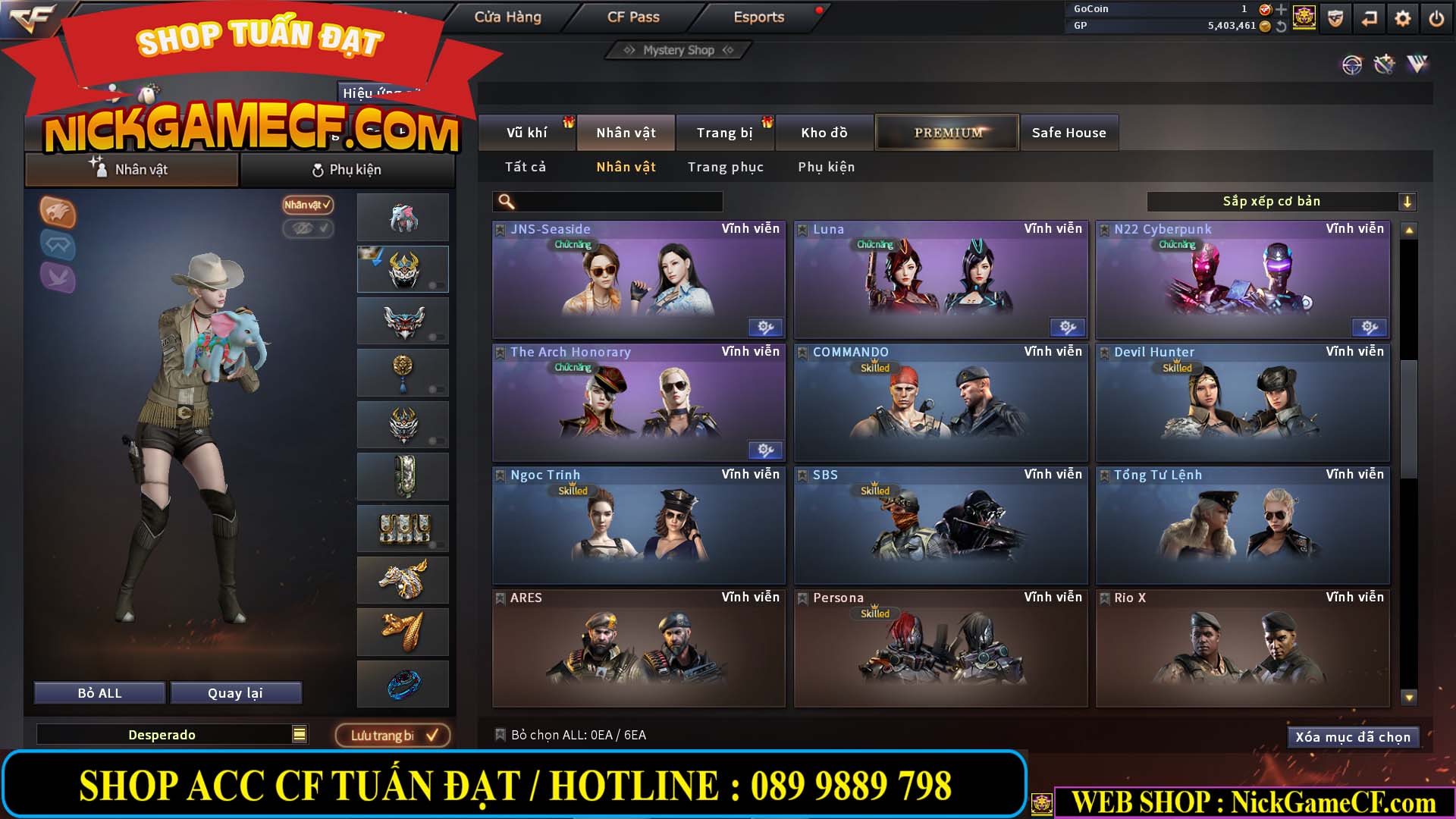 MÃ CF13756 - GIÁ : 7M5 - CHIẾN  ZOM ĐẸP - C4 NÉT - 66 VIP - GẦN VIP7
