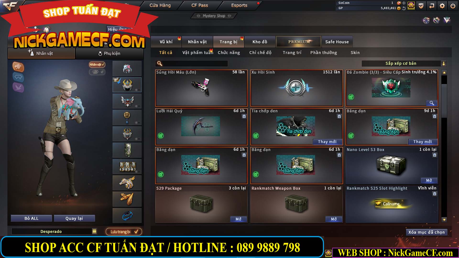 MÃ CF13756 - GIÁ : 7M5 - CHIẾN  ZOM ĐẸP - C4 NÉT - 66 VIP - GẦN VIP7