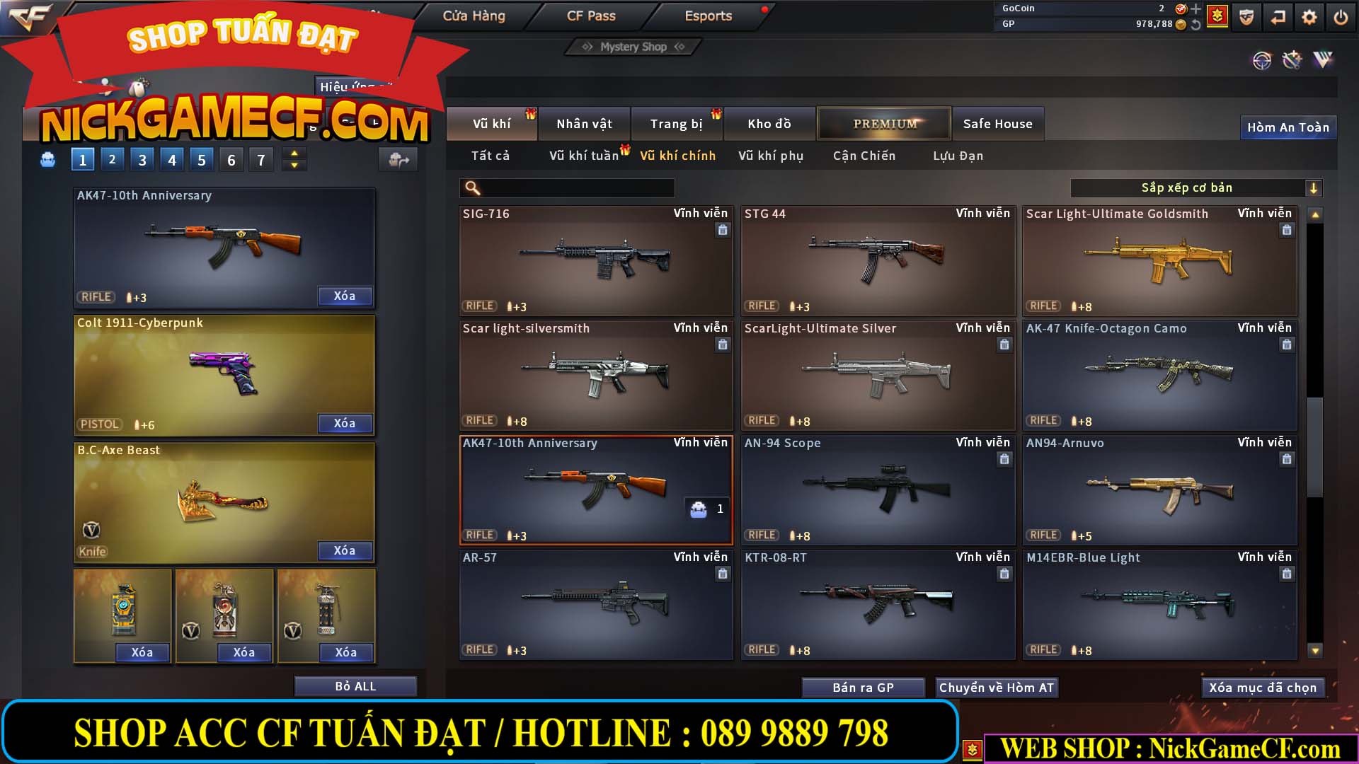 MÃ CF13765 - GIÁ : 3650K - CHIẾN C4 XỊN - ZOM THỦ - 29 VIP - VIP5