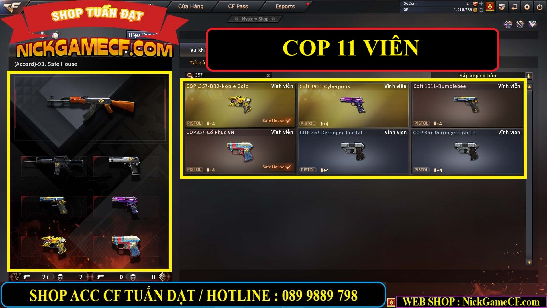 MÃ CF13765 - GIÁ : 3650K - CHIẾN C4 XỊN - ZOM THỦ - 29 VIP - VIP5