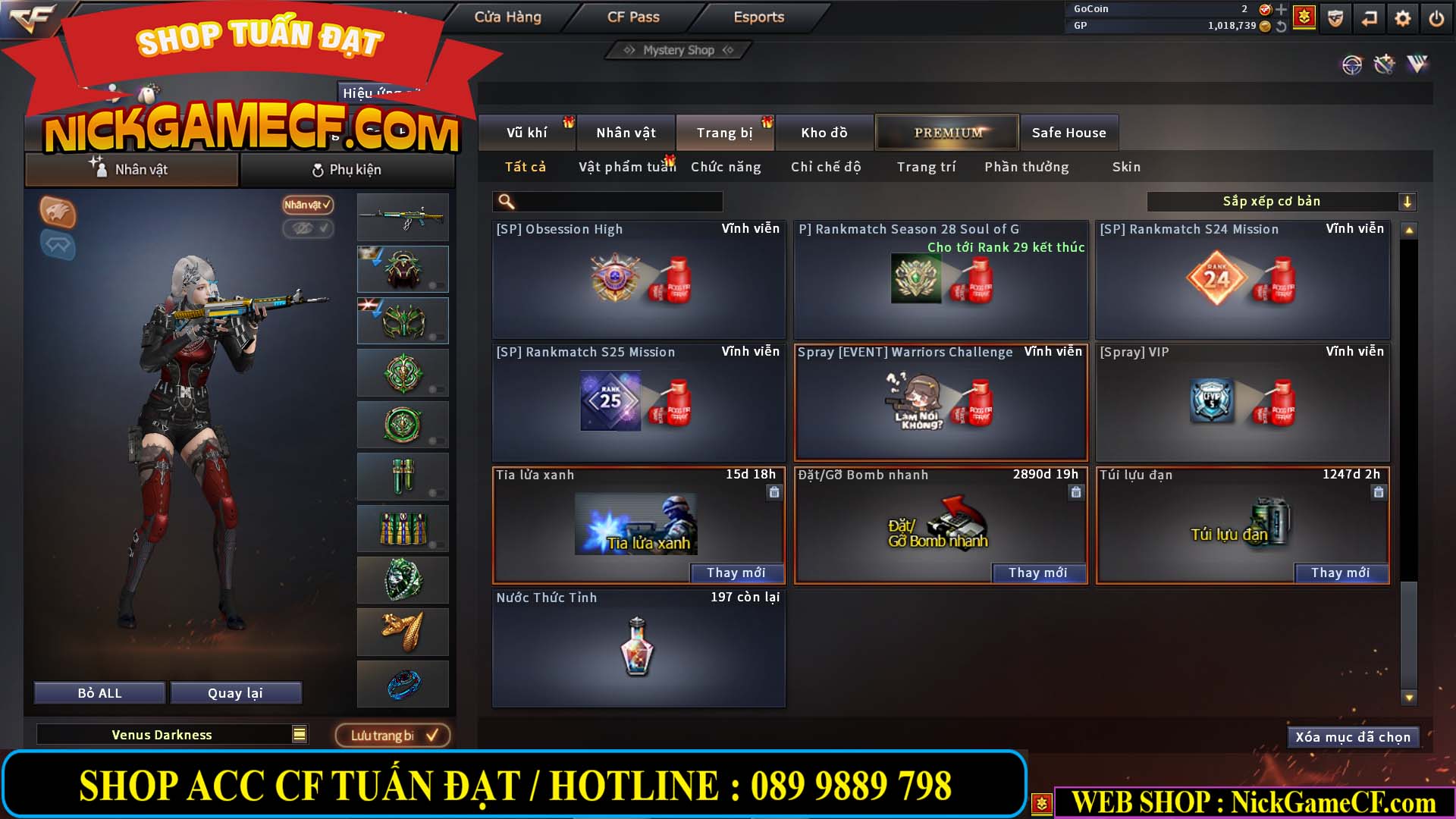 MÃ CF13765 - GIÁ : 3650K - CHIẾN C4 XỊN - ZOM THỦ - 29 VIP - VIP5