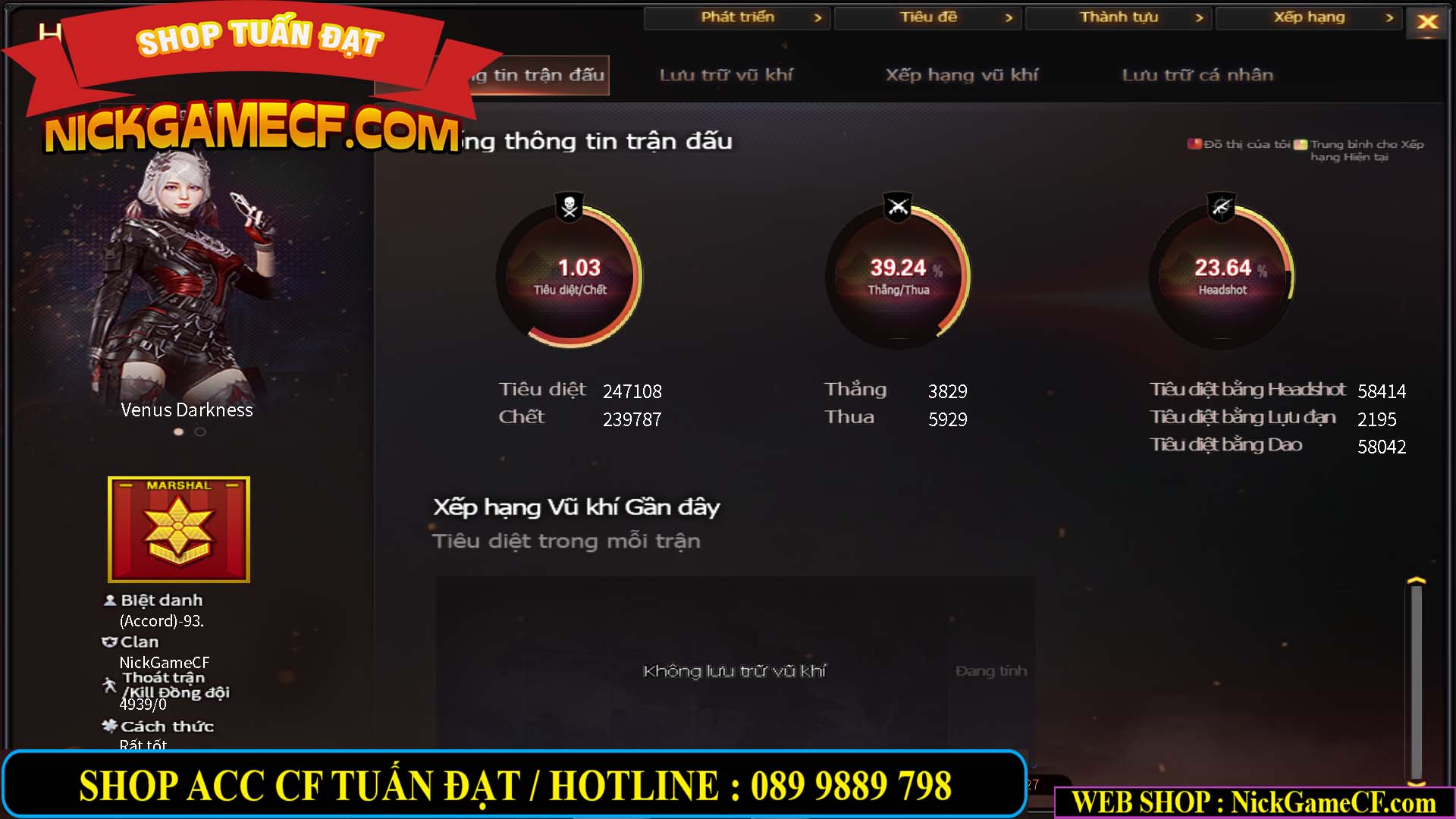 MÃ CF13765 - GIÁ : 3650K - CHIẾN C4 XỊN - ZOM THỦ - 29 VIP - VIP5