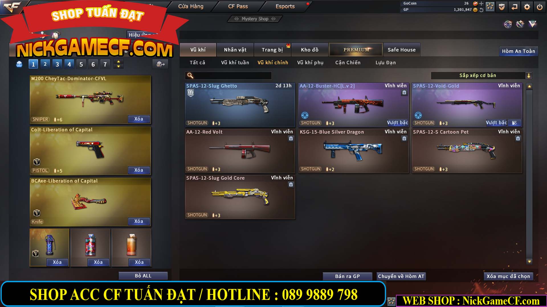 MÃ CF13769 - GIÁ : 1999K - CHIẾN C4 XINH - 16 VIP - GẦN VIP5