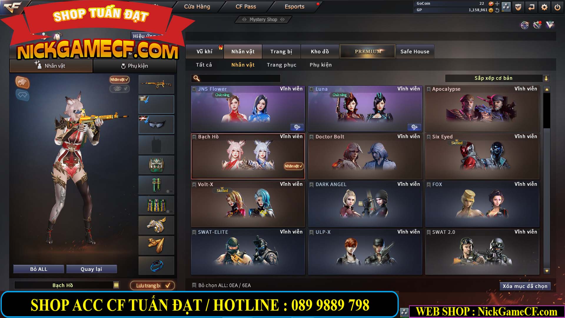 MÃ CF13770 - GIÁ : 2550K - CHIẾN C4 DÂN CHƠI SƯU TẦM 0 VIP - VIP5