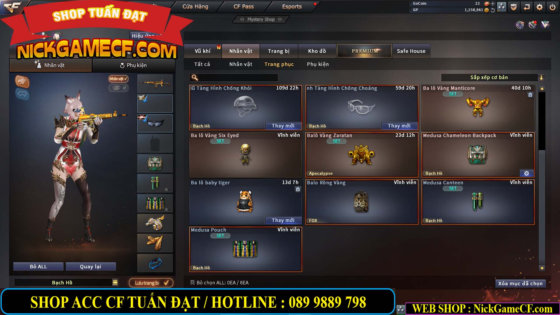 MÃ CF13770 - GIÁ : 2550K - CHIẾN C4 DÂN CHƠI SƯU TẦM 0 VIP - VIP5