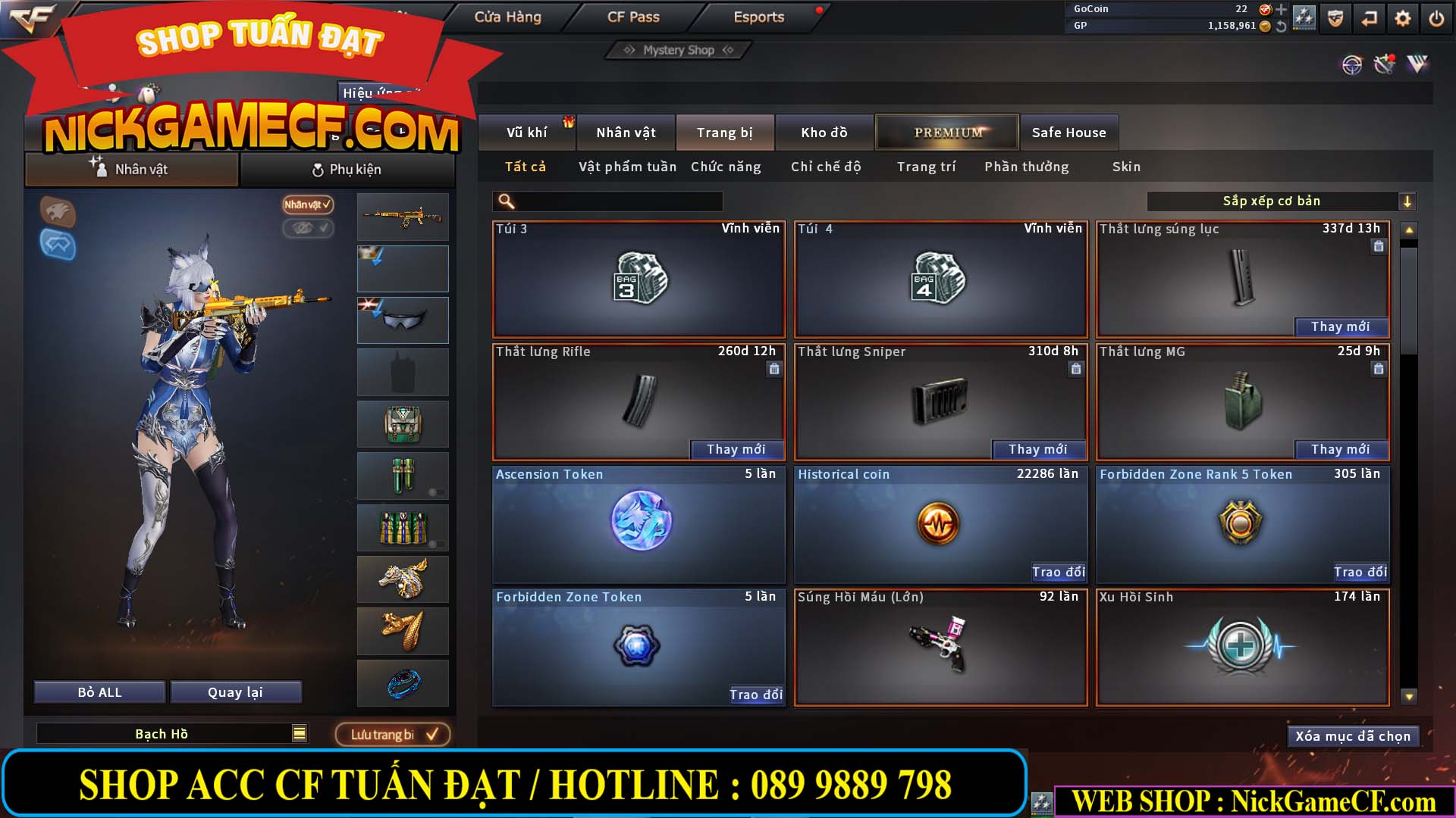 MÃ CF13770 - GIÁ : 2550K - CHIẾN C4 DÂN CHƠI SƯU TẦM 0 VIP - VIP5