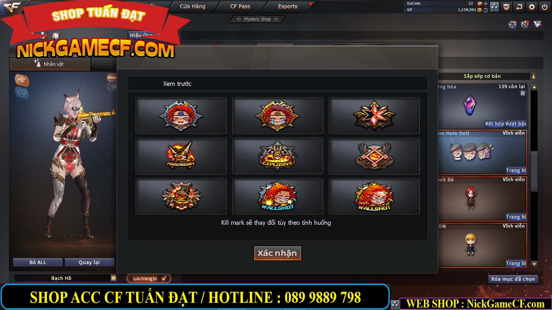 MÃ CF13770 - GIÁ : 2550K - CHIẾN C4 DÂN CHƠI SƯU TẦM 0 VIP - VIP5