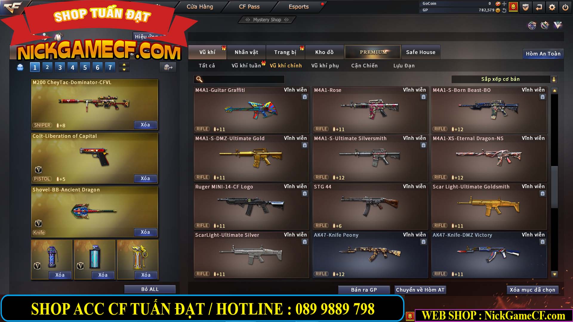MÃ CF13773 - GIÁ : 3450K - CHIẾN C4 SIÊU XINH - 26 VIP - VIP5