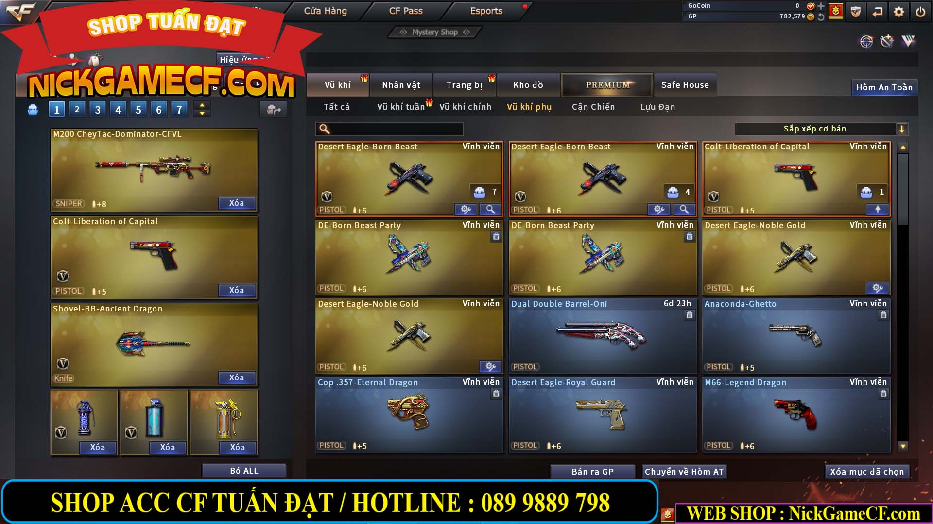 MÃ CF13773 - GIÁ : 3450K - CHIẾN C4 SIÊU XINH - 26 VIP - VIP5
