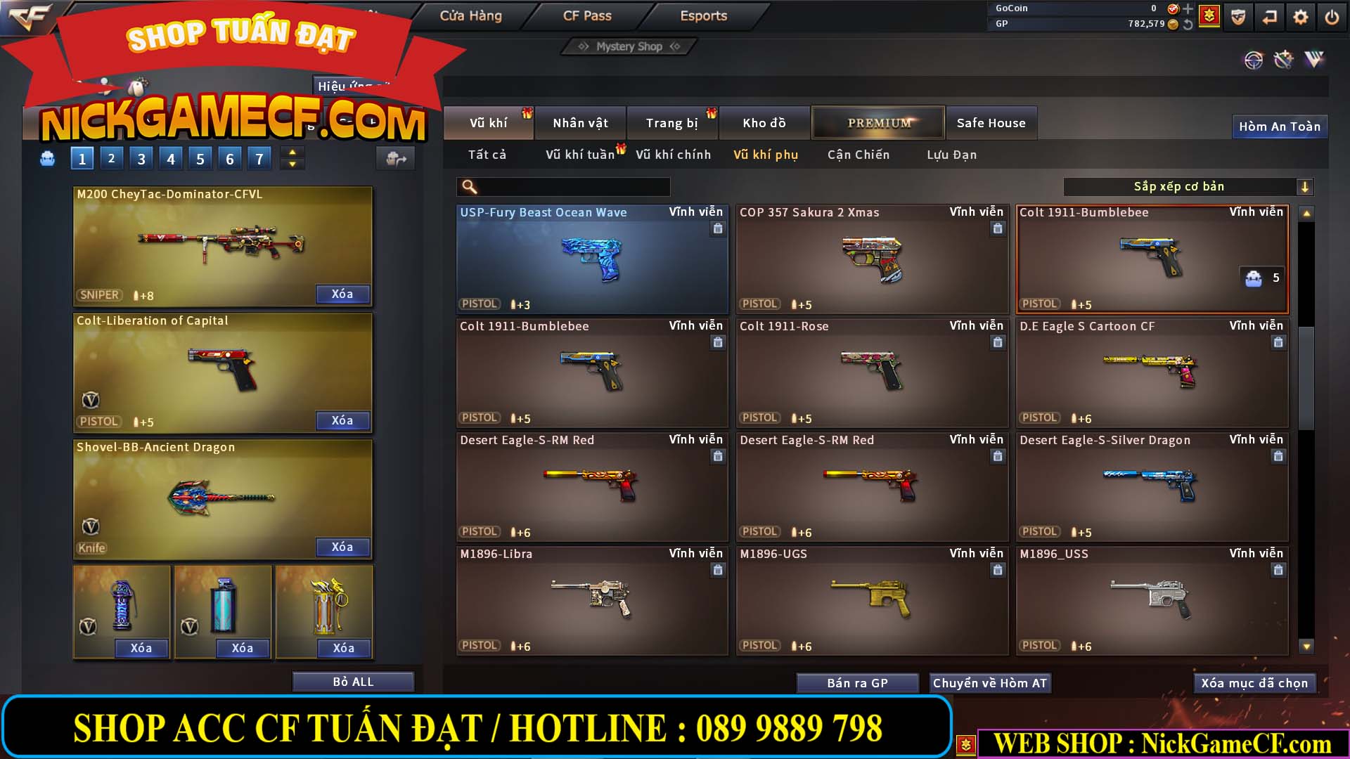 MÃ CF13773 - GIÁ : 3450K - CHIẾN C4 SIÊU XINH - 26 VIP - VIP5