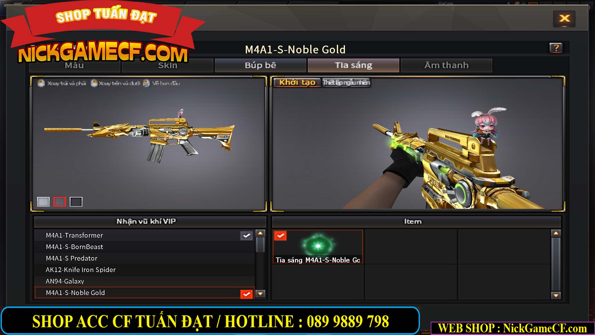 MÃ CF13773 - GIÁ : 3450K - CHIẾN C4 SIÊU XINH - 26 VIP - VIP5