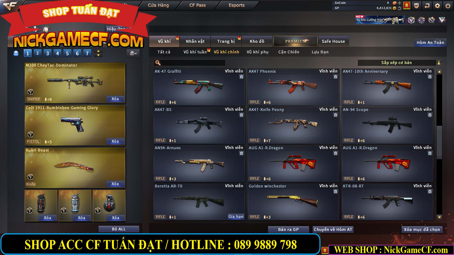 MÃ CF13978 - GIÁ : 2799K - CHIẾN C4 CHUẨN DF/CSC  - 21 VIP - VIP4