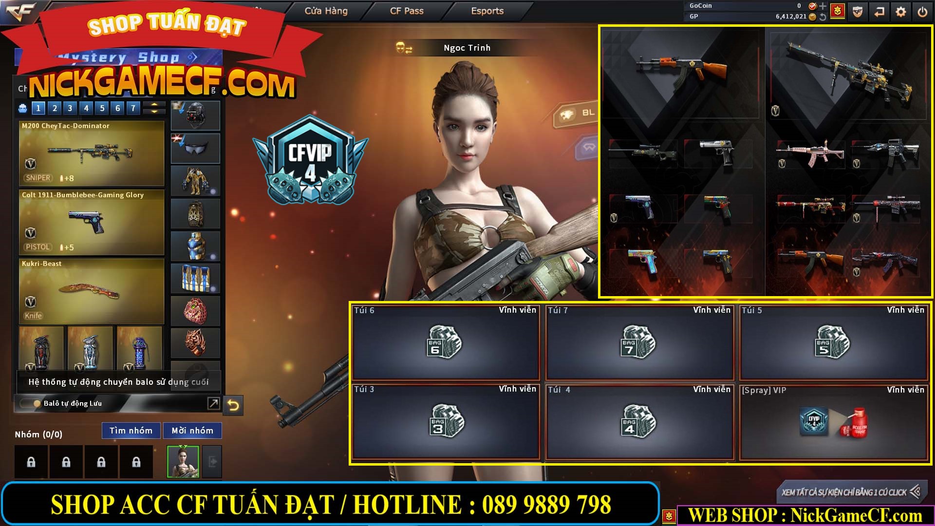 MÃ CF13978 - GIÁ : 2799K - CHIẾN C4 CHUẨN DF/CSC  - 21 VIP - VIP4