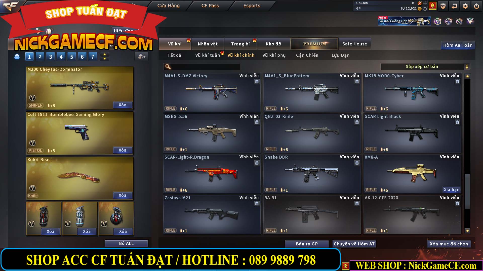 MÃ CF13978 - GIÁ : 2799K - CHIẾN C4 CHUẨN DF/CSC  - 21 VIP - VIP4