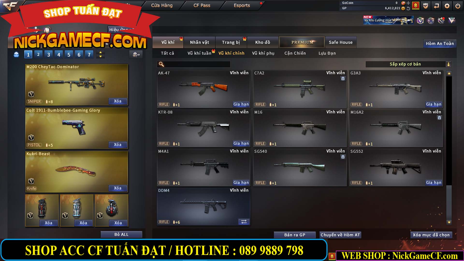 MÃ CF13978 - GIÁ : 2799K - CHIẾN C4 CHUẨN DF/CSC  - 21 VIP - VIP4