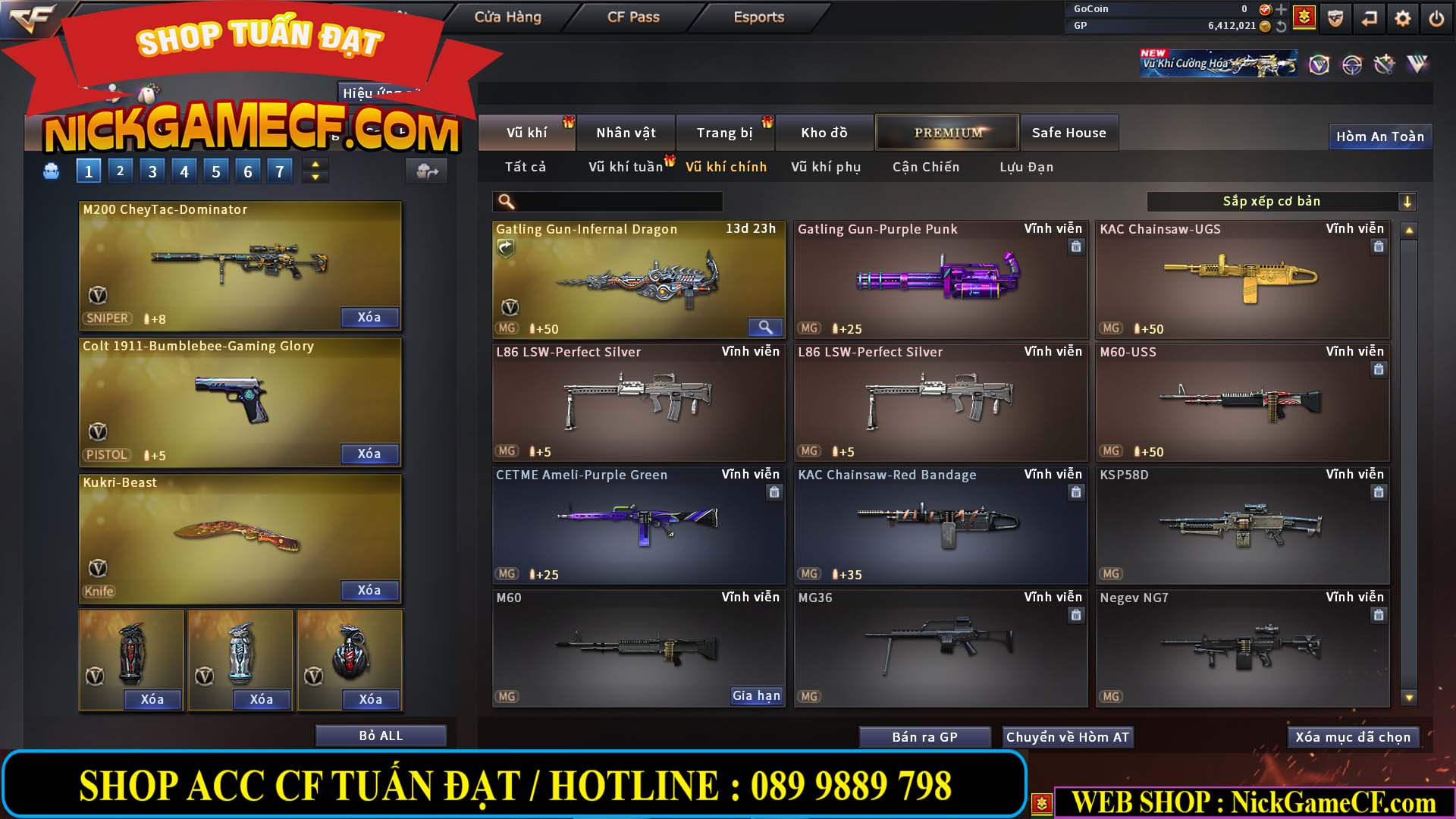 MÃ CF13978 - GIÁ : 2799K - CHIẾN C4 CHUẨN DF/CSC  - 21 VIP - VIP4