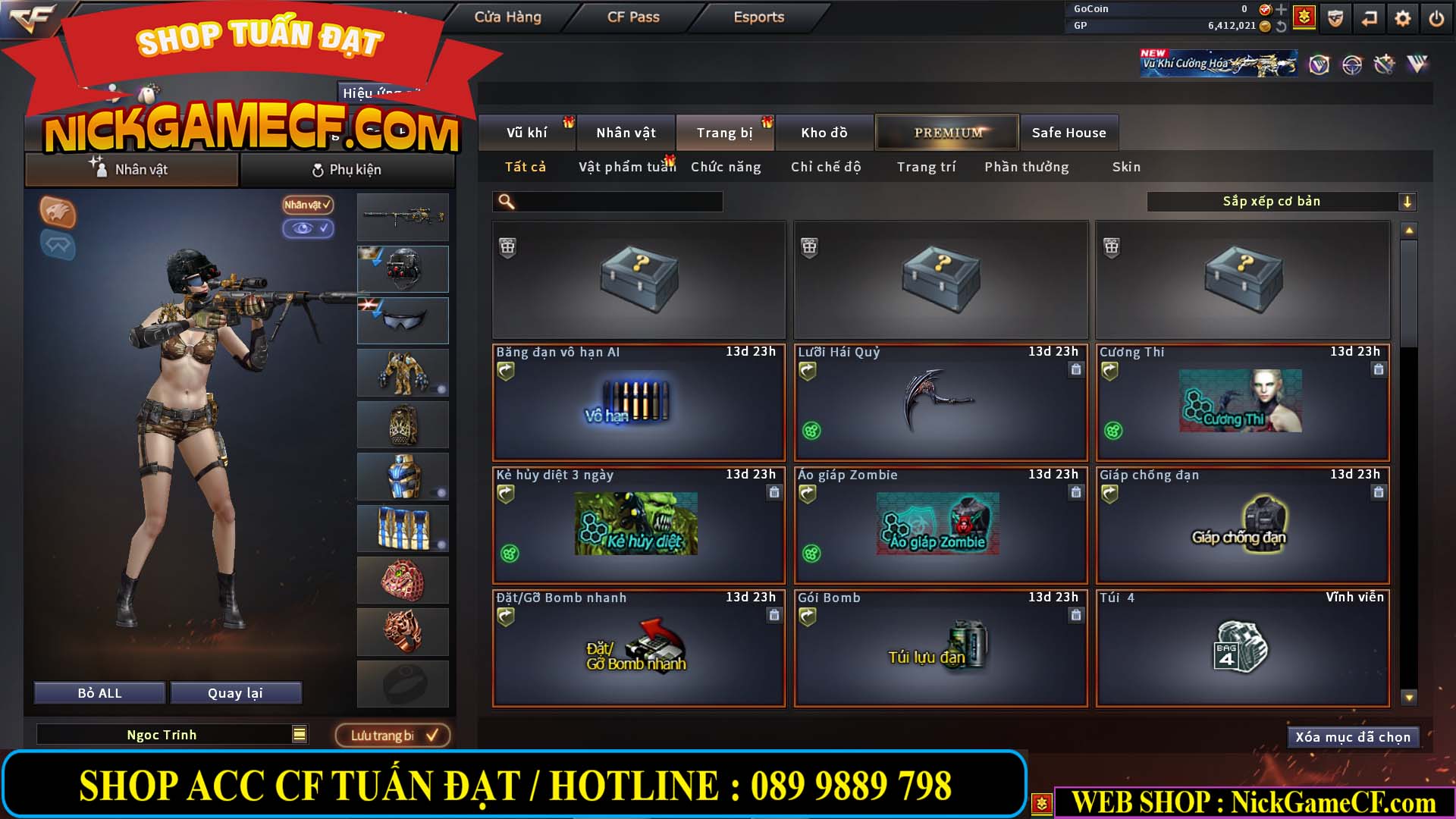 MÃ CF13978 - GIÁ : 2799K - CHIẾN C4 CHUẨN DF/CSC  - 21 VIP - VIP4