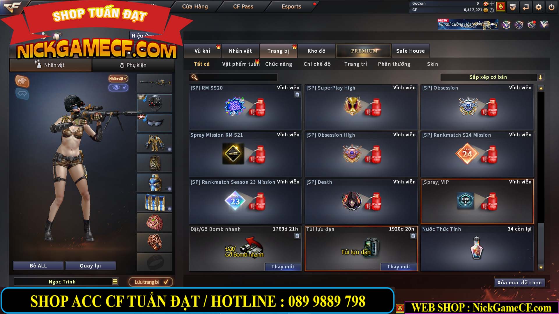 MÃ CF13978 - GIÁ : 2799K - CHIẾN C4 CHUẨN DF/CSC  - 21 VIP - VIP4