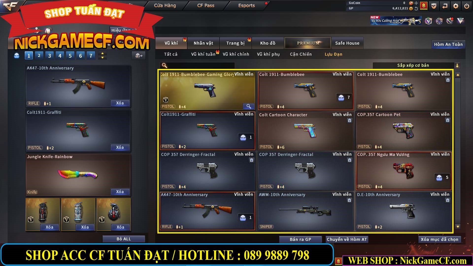 MÃ CF13978 - GIÁ : 2799K - CHIẾN C4 CHUẨN DF/CSC  - 21 VIP - VIP4