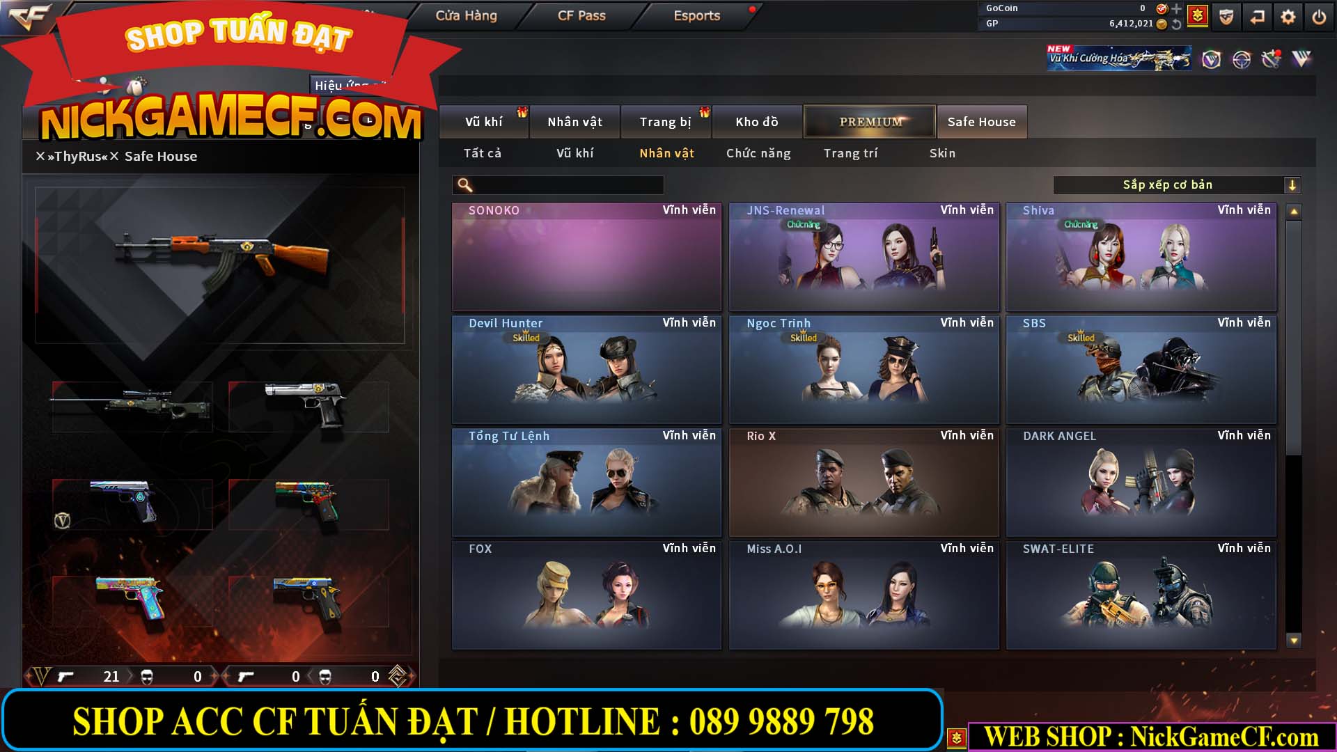 MÃ CF13978 - GIÁ : 2799K - CHIẾN C4 CHUẨN DF/CSC  - 21 VIP - VIP4
