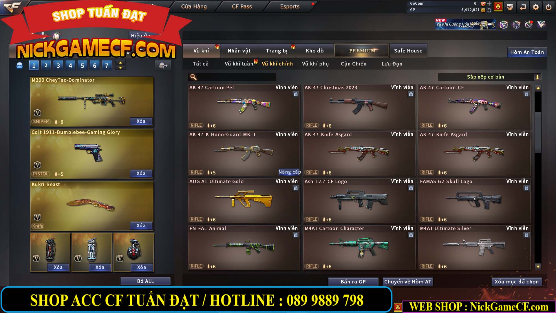 MÃ CF13978 - GIÁ : 2799K - CHIẾN C4 CHUẨN DF/CSC  - 21 VIP - VIP4